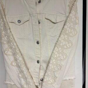 Skye's the Limit Cream Cropped Jeans